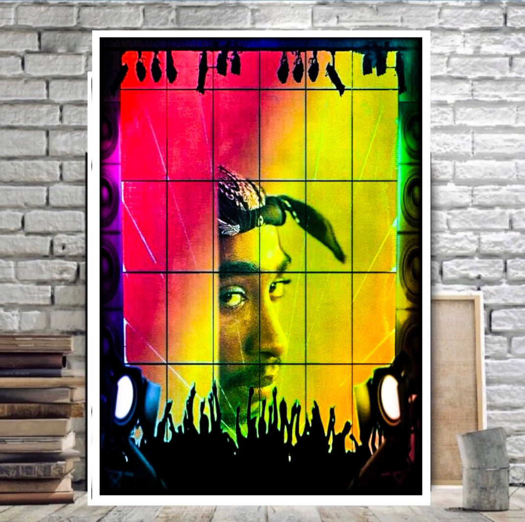 An Amazing 2pac canvas print wall hanging for your wall space ; Size 50x80 cm