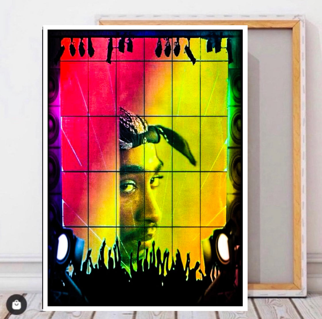 An Amazing 2pac canvas print wall hanging for your wall space ; Size 50x80 cm