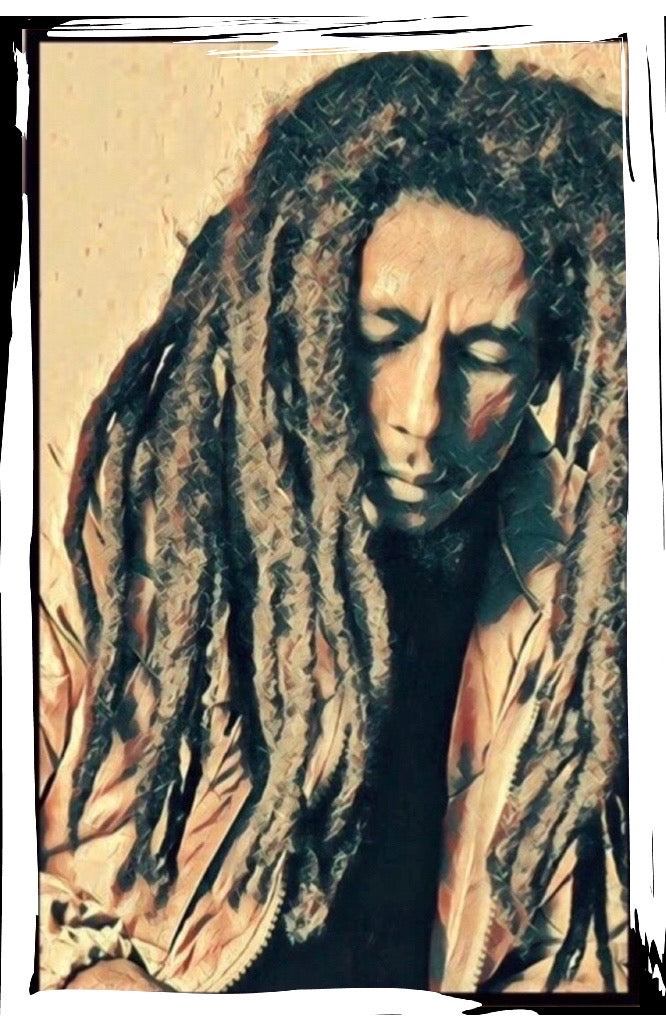 Bob Marley Canvas print wall hanging original design size 50x80 cm