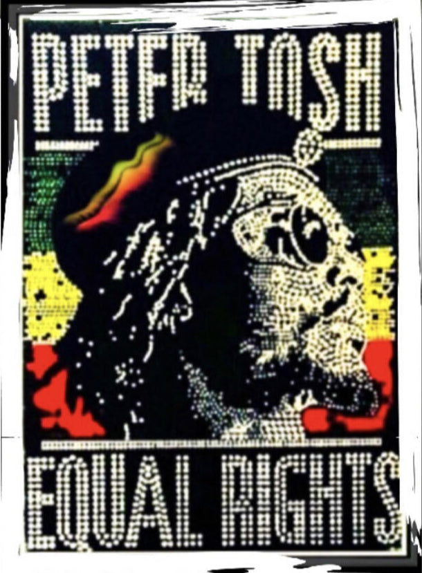 Peter Tosh Canvas Print Wall Hanging comes ready to display Size 50x60 cm