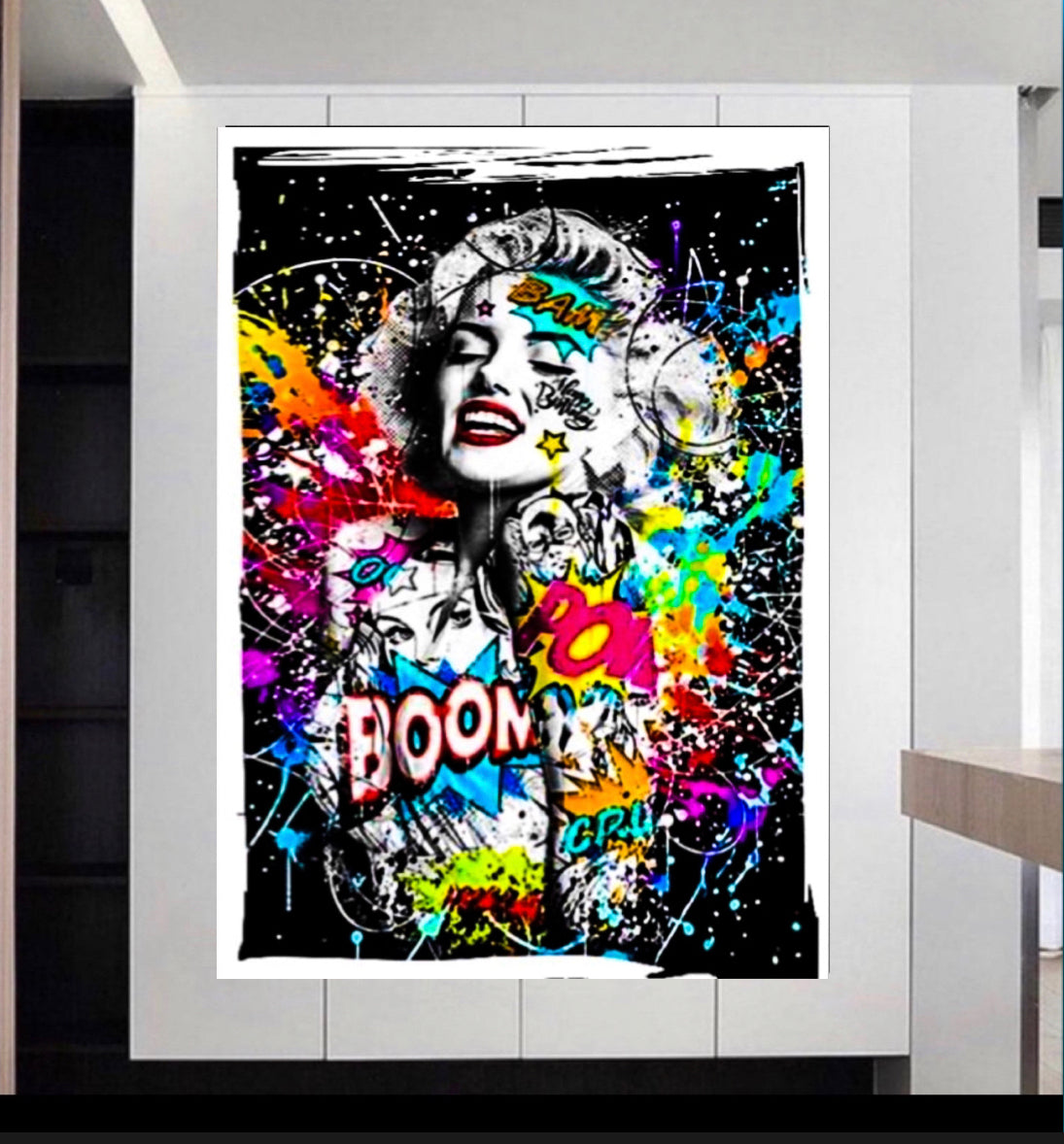 Marilyn Monroe canvas wall hanging Ready to display 50x80cm ~ Remi