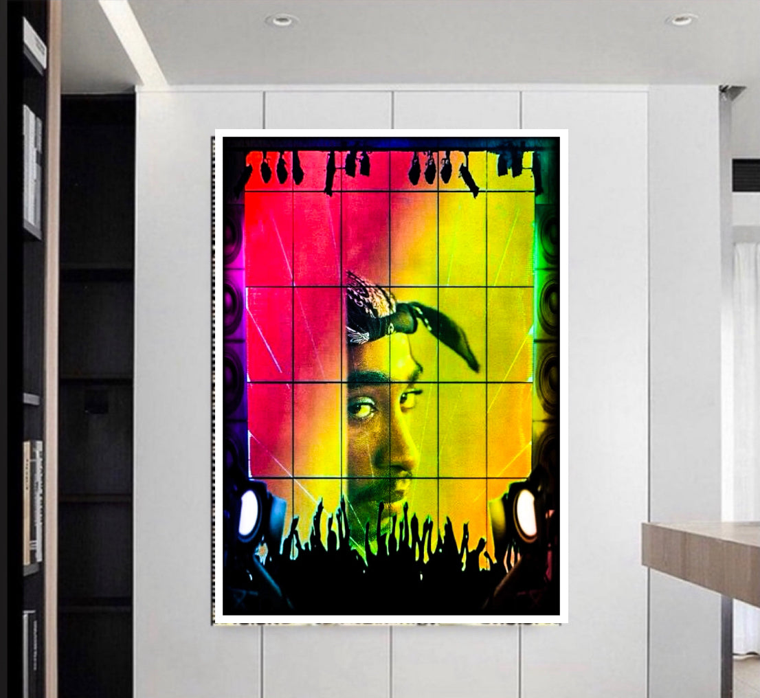 An Amazing 2pac canvas print wall hanging for your wall space ; Size 50x80 cm