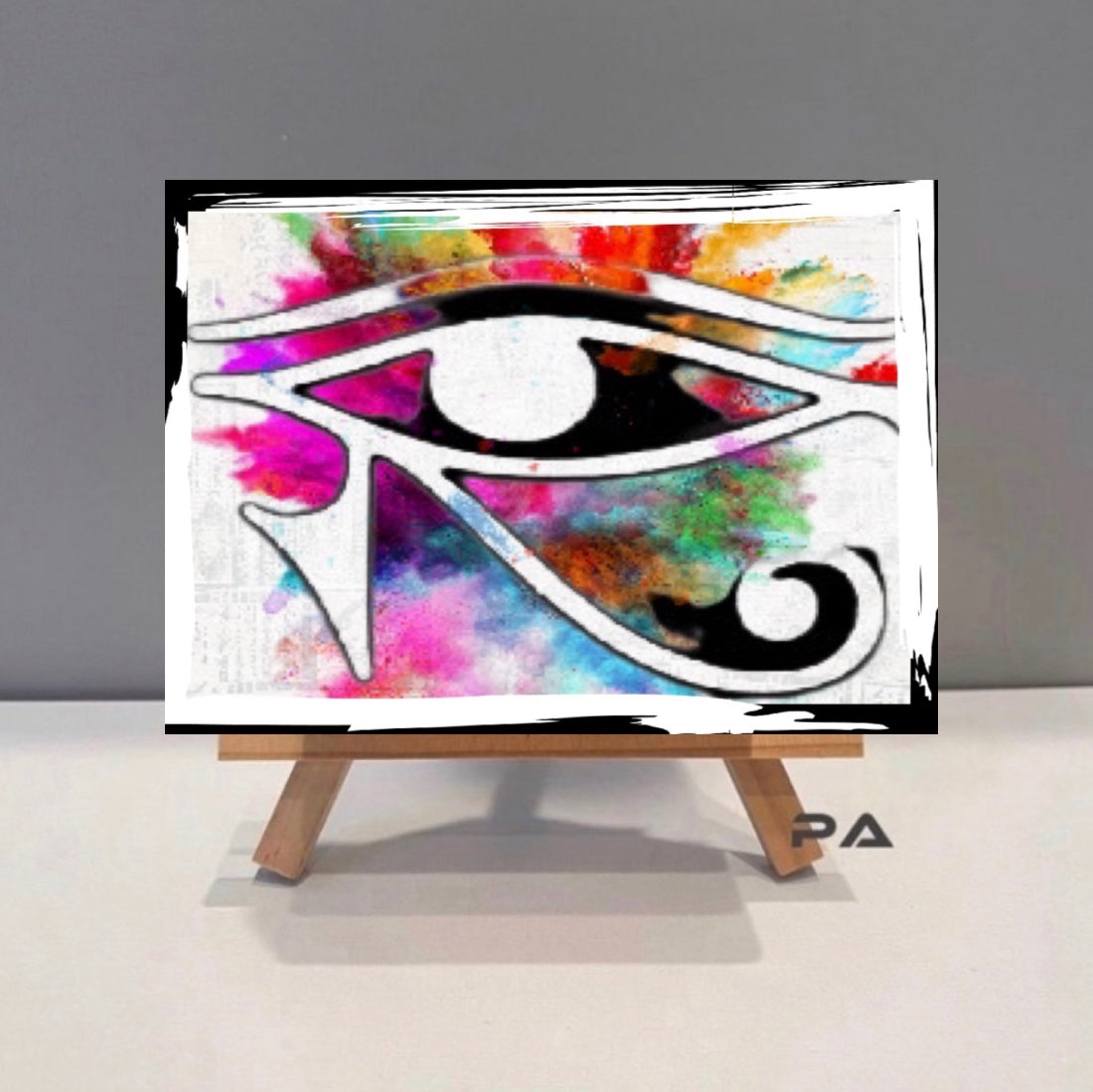 Eye of Horus canvas print wall hanging ready display size 70x50