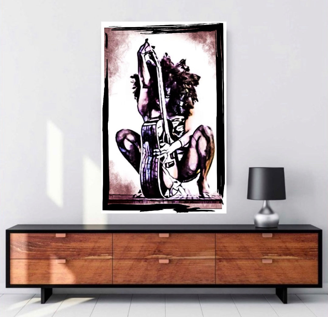 Morden art - Canvas Print Wall Hanging ready to display (new) ~ By Remi Okuleye