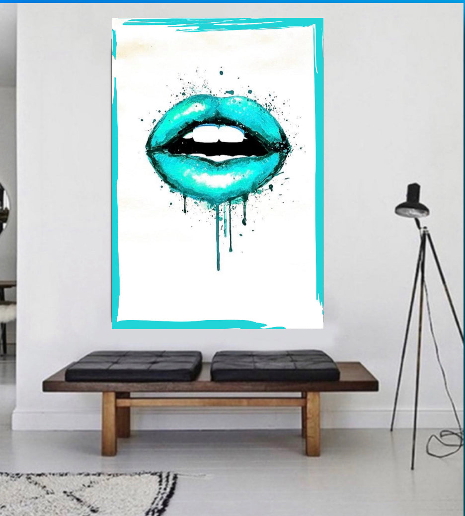 A poster canvas print wall hanging ready to display Size 50x80cm