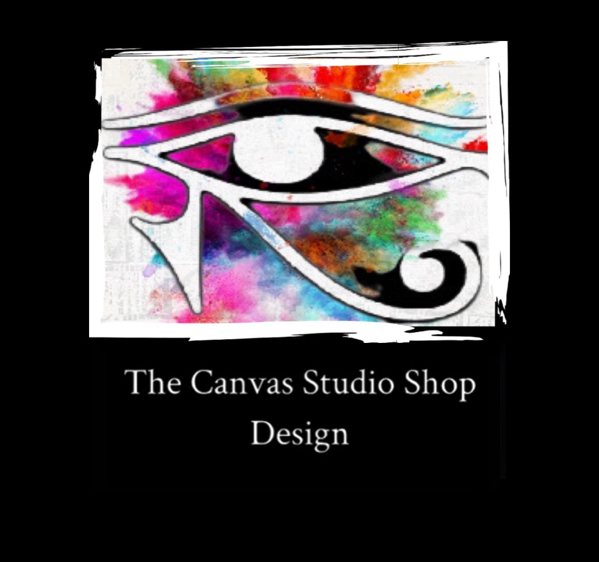 Eye of Horus canvas print wall hanging ready display size 70x50