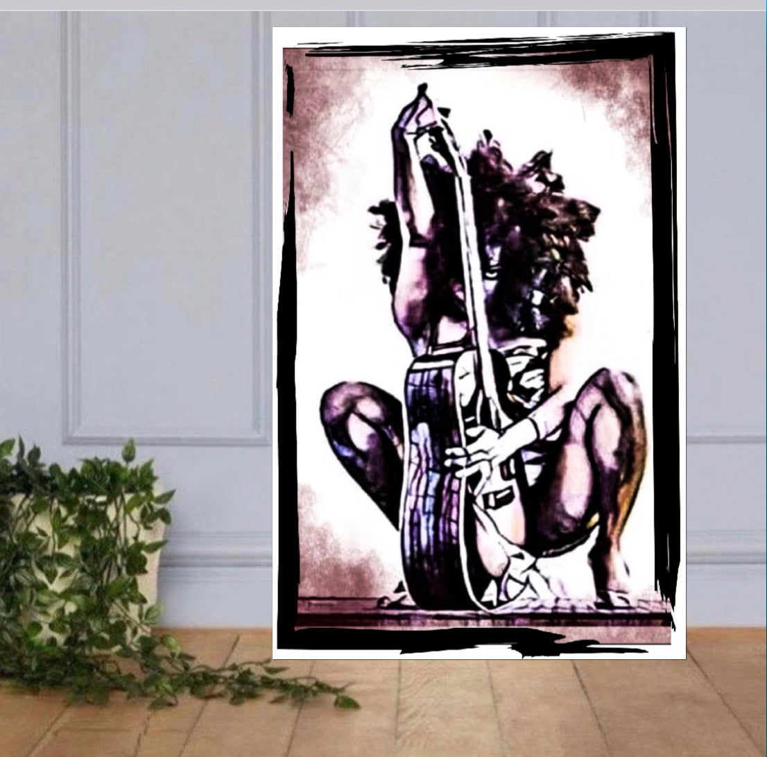 Morden art - Canvas Print Wall Hanging ready to display (new) ~ By Remi Okuleye