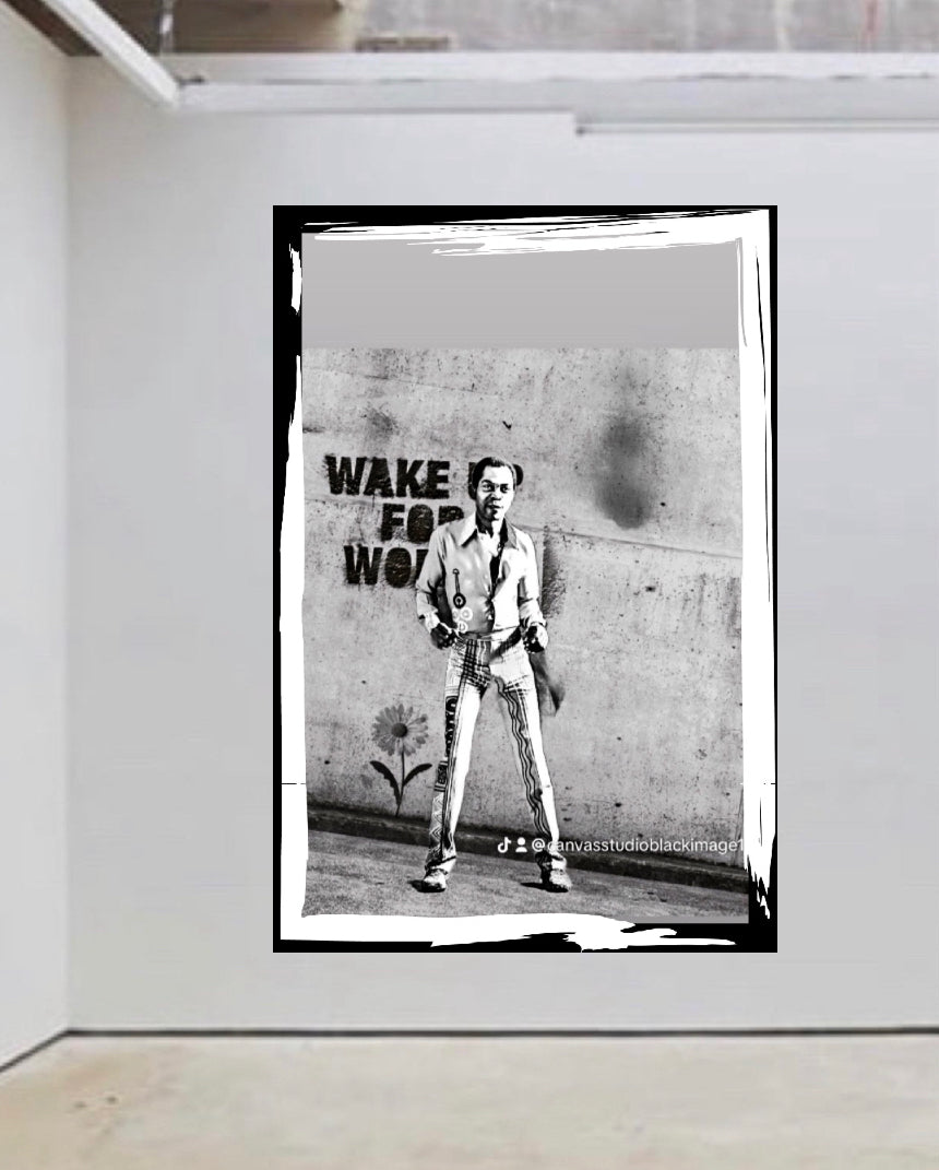 Banksy inspired Fela Kuti Canvas Print wall hanging ready to display