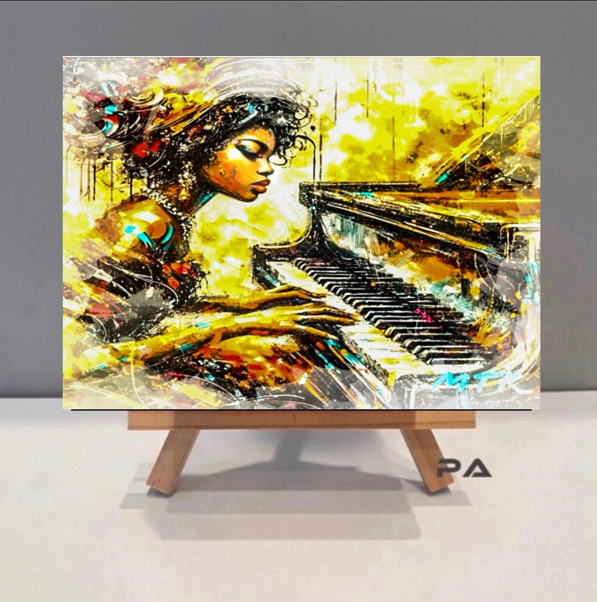 African art canvas print wall hanging ready to display ready to display:Size 70x50 cm