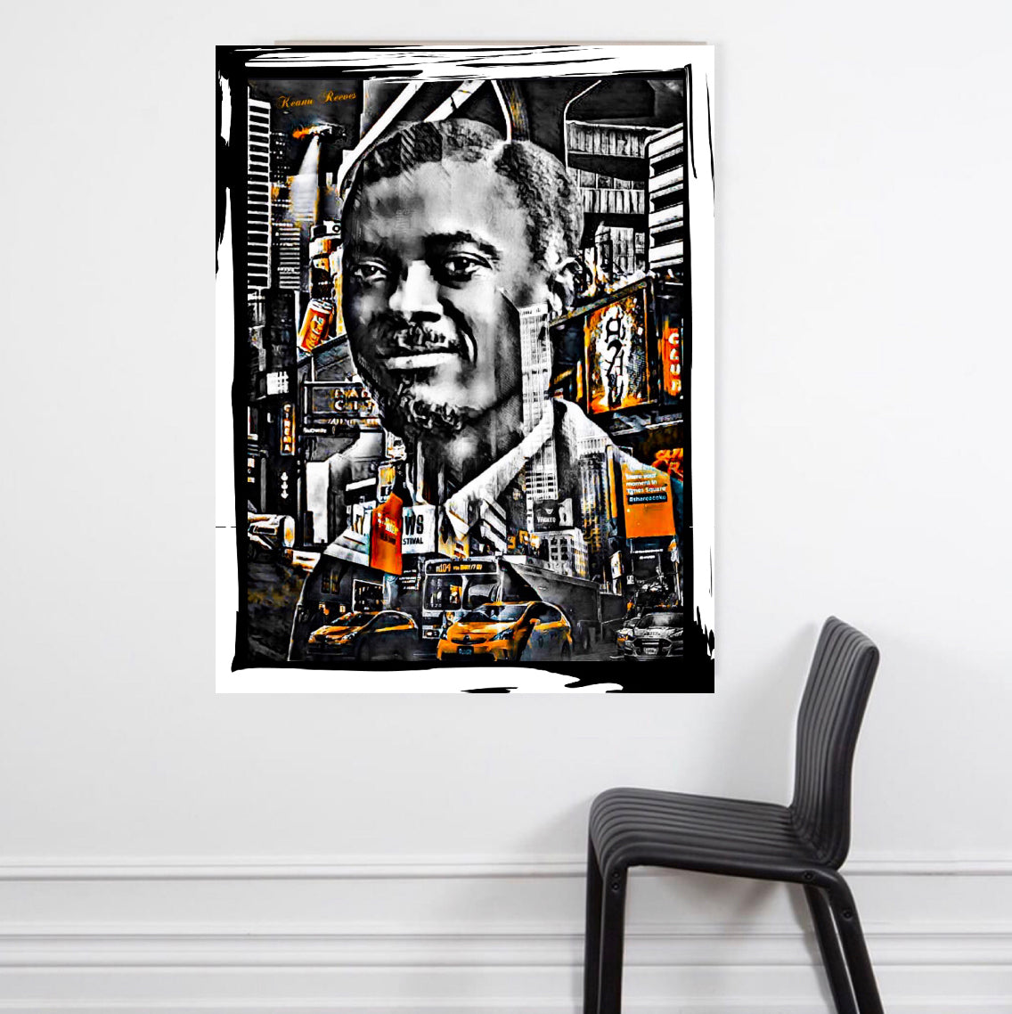 Patrice lumumba canvas print wall hanging ready to display Size 50x60cm