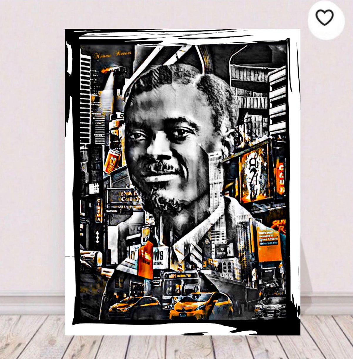 Patrice lumumba canvas print wall hanging ready to display Size 50x60cm