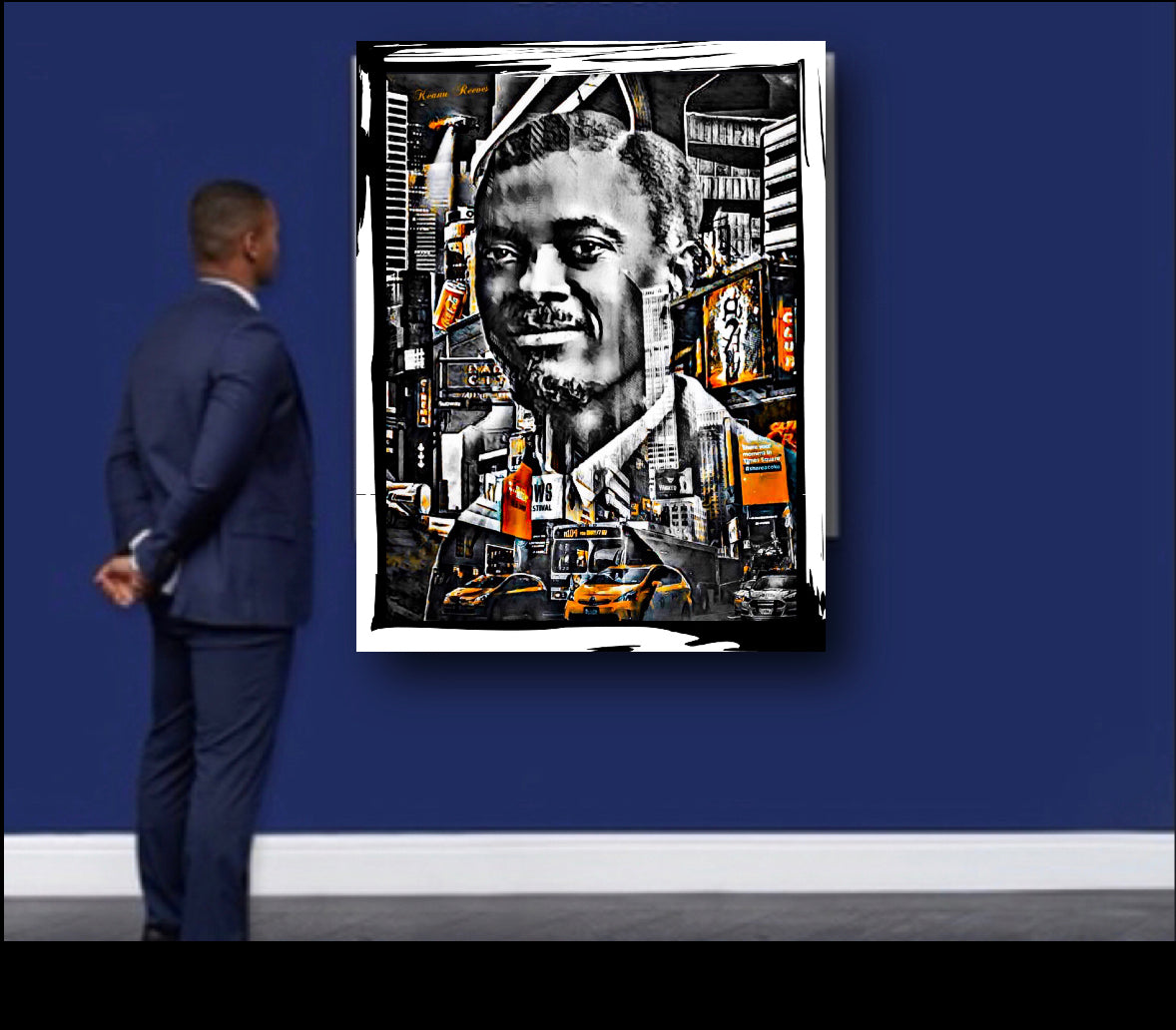 Patrice lumumba canvas print wall hanging ready to display Size 50x60cm