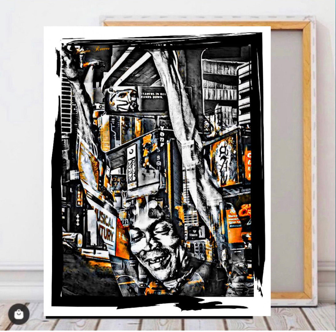 Fela Kuti Canvas Print Wall Hanging Ready to Display Size 50x80cm