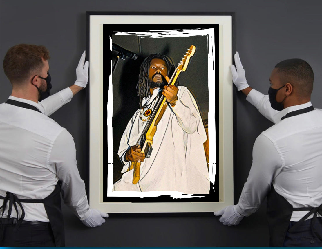 An Amazing Peter Tosh Canvas Print Wall Hanging ready to display Size 50x80cm